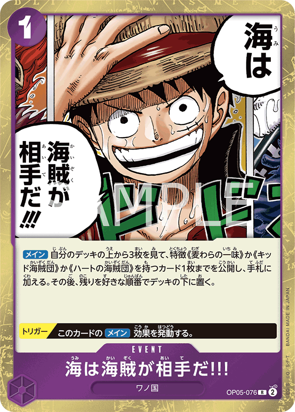 在海上，海賊才是對手!!!